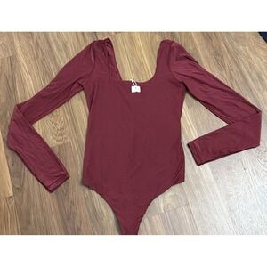 NWT Smoothiez Aerie Medium/M Skin Bodysuit Shirt Smoothez